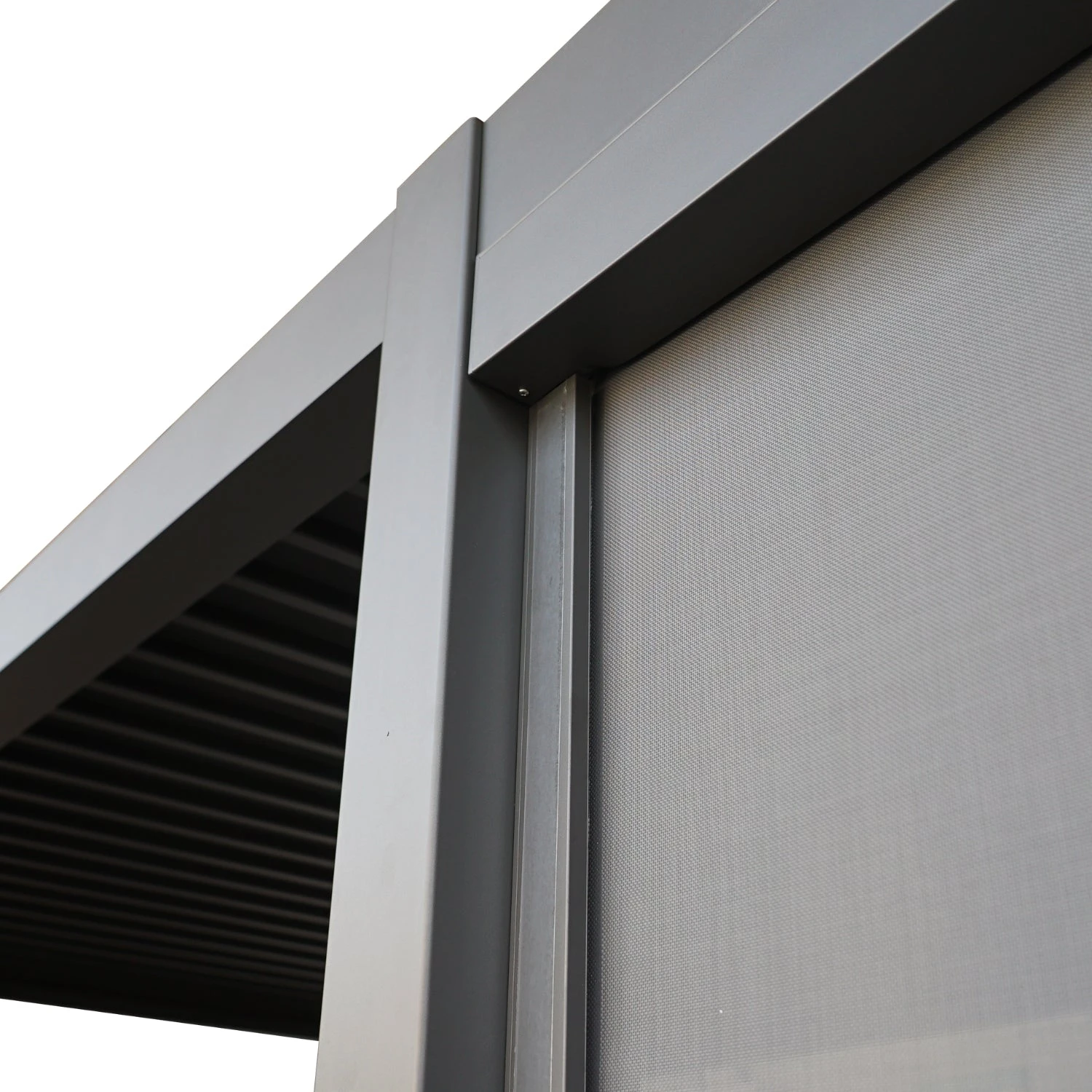 Heavy-Duty Aluminium Pergola With Louvred Roof - 3x3m 8 Heavy-Duty Aluminium Pergola With Louvred Roof - 3x3m - Image 8