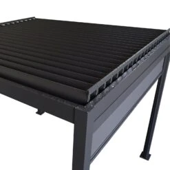 Heavy-Duty Aluminium Pergola With Louvred Roof - 3x3m 28 Heavy-Duty Aluminium Pergola With Louvred Roof - 3x3m -Swim Spa Store 12