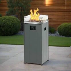 Outdoor Gas Flame Outdoor Fire Pit - Grey -Swim Spa Store 2 df4fc905 4fe4 4ad0 b1a3 a95e36582759