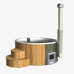 Outdoor Elite - 4 To 6 Person Wood Fired Hot Tub -Swim Spa Store 42