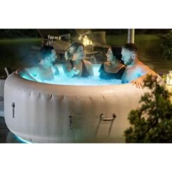 Lay-z Spa Lay-Z-Spa® AirJet Paris - 6 Person Inflatable Hot Tub -Swim Spa Store 60013 SPA 11 Supersize