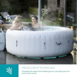 Lay-z Spa Lay-Z-Spa® AirJet Paris - 6 Person Inflatable Hot Tub -Swim Spa Store 60013 SPA 4 Supersize
