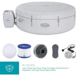 Lay-z Spa Lay-Z-Spa® AirJet Paris - 6 Person Inflatable Hot Tub -Swim Spa Store 60013 SPA 7 Supersize