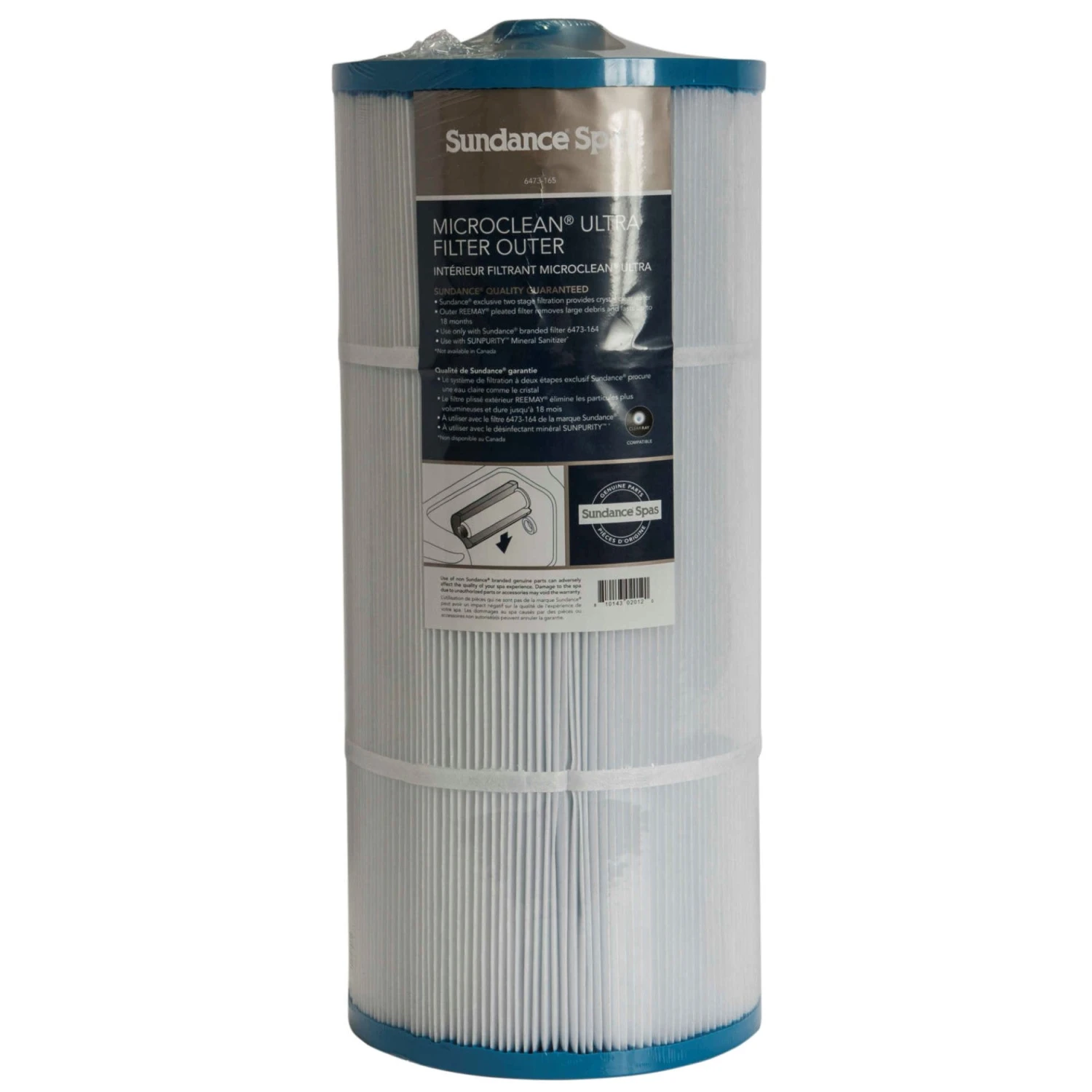 Sundance® Spas Microclean® 880/980 Series Ultra Hot Tub Filter Outer - 6473-165S 1 Sundance® Spas Microclean® 880/980 Series Ultra Hot Tub Filter Outer - 6473-165S
