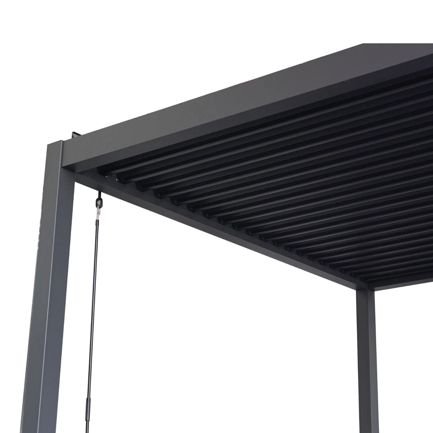 Heavy-Duty Aluminium Pergola With Louvred Roof - 6x3m 11 Heavy-Duty Aluminium Pergola With Louvred Roof - 6x3m - Image 11