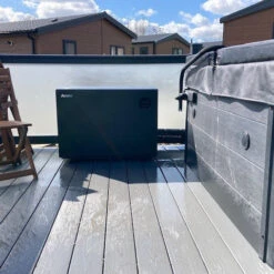 Aquark® Mr Silence 9kW Air Source Heat Pump For Hot Tub/Swim Spa/Pool -Swim Spa Store ASHPMrSilence9kw WillowPastures 5 Square