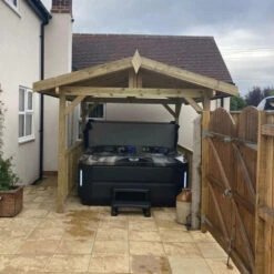 Apex Wooden Hot Tub Gazebo With Roof -Swim Spa Store ApexGazebo 11