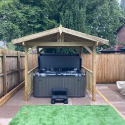 Apex Wooden Hot Tub Gazebo With Roof -Swim Spa Store ApexGazebo 2