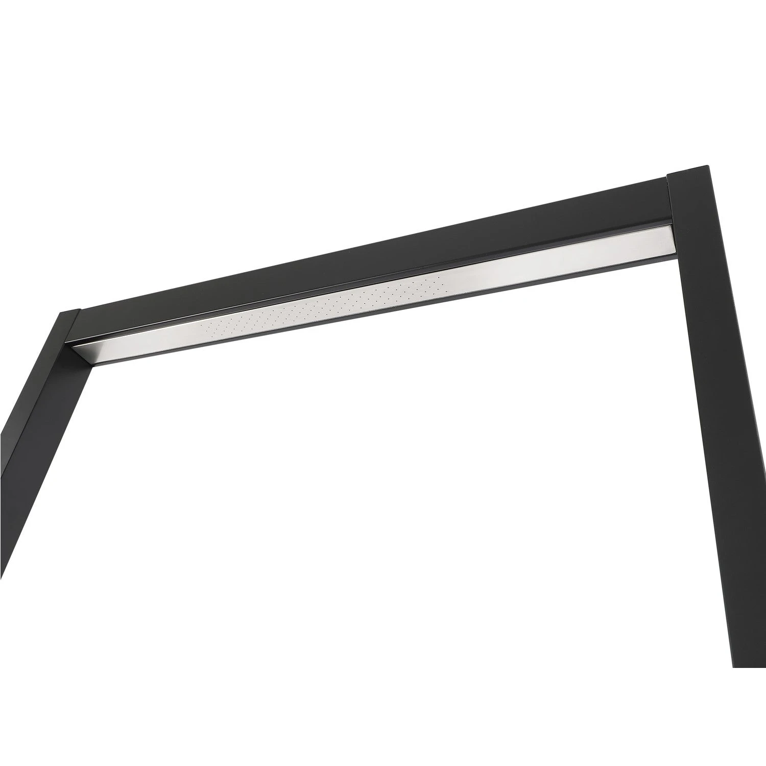 Zen Black Outdoor Shower With Wood Effect Base 5 Zen Black Outdoor Shower With Wood Effect Base - Image 5