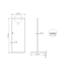 Zen Black Outdoor Shower With Wood Effect Base 11 Zen Black Outdoor Shower With Wood Effect Base -Swim Spa Store BeBa 28529 6 Supersize