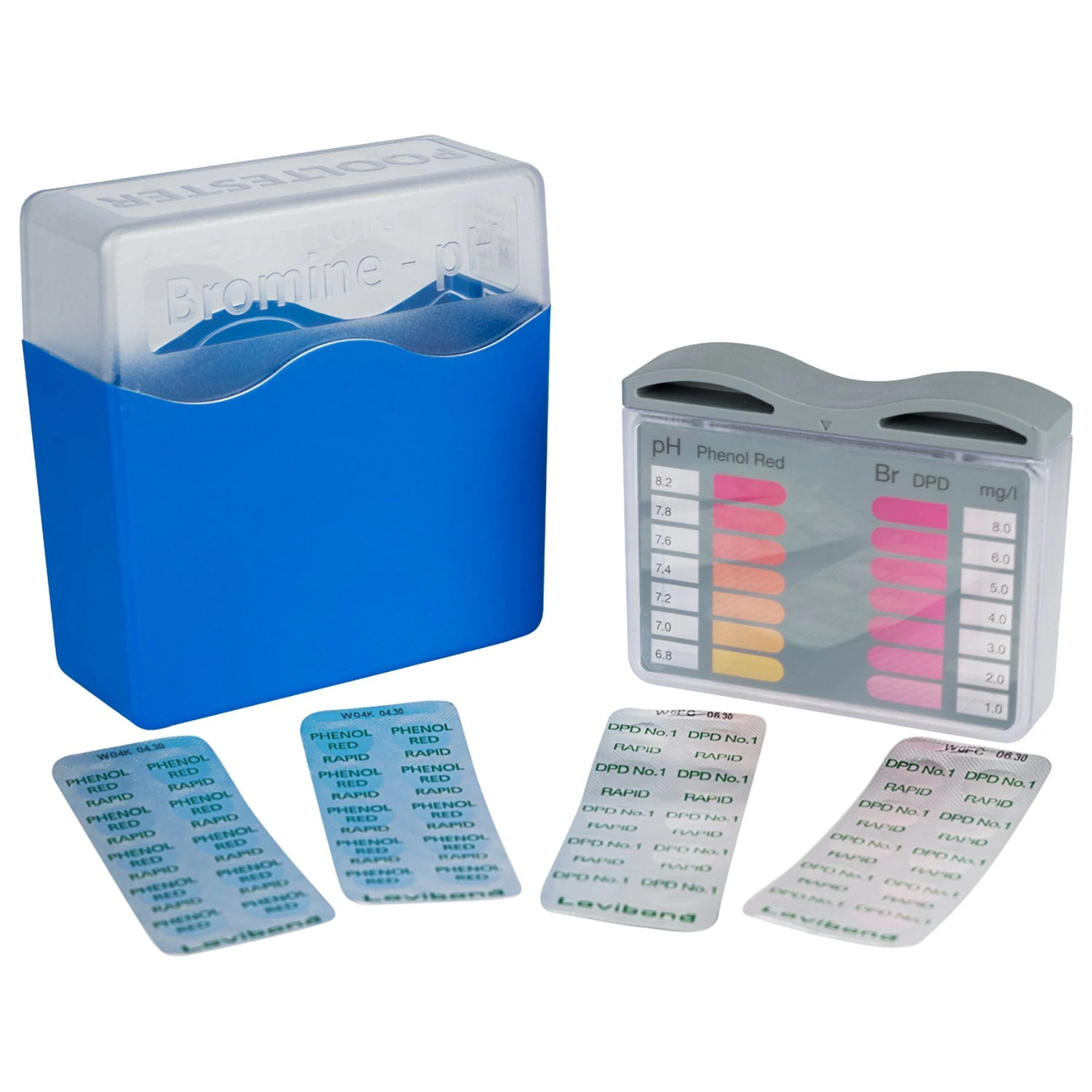 Lovibond PoolTester | Bromine & PH Testing Kit - Pack Of 2 X 20 1 Lovibond PoolTester | Bromine & PH Testing Kit - Pack Of 2 X 20