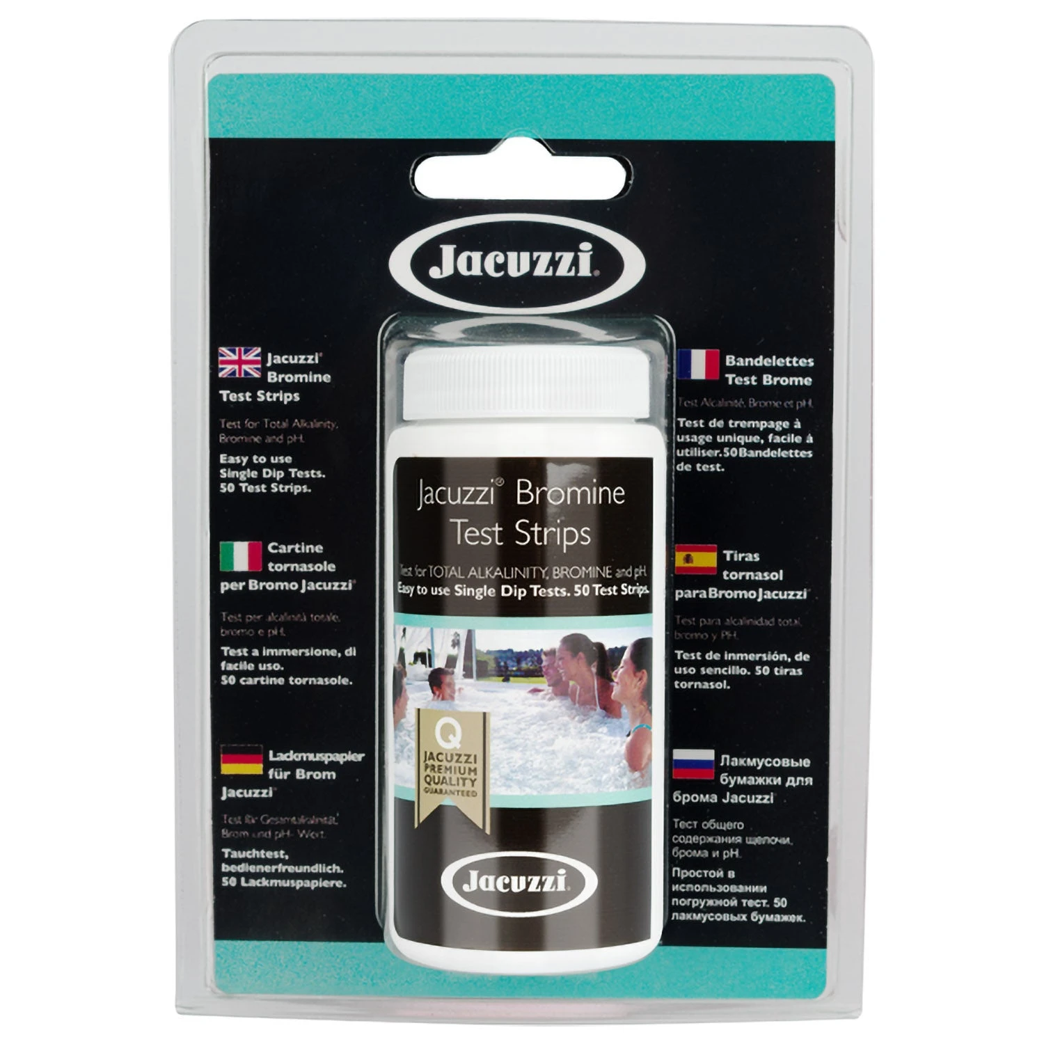 Jacuzzi® Hot Tub Bromine Test Strips - Pack Of 50 2 Jacuzzi® Hot Tub Bromine Test Strips - Pack Of 50 - Image 2