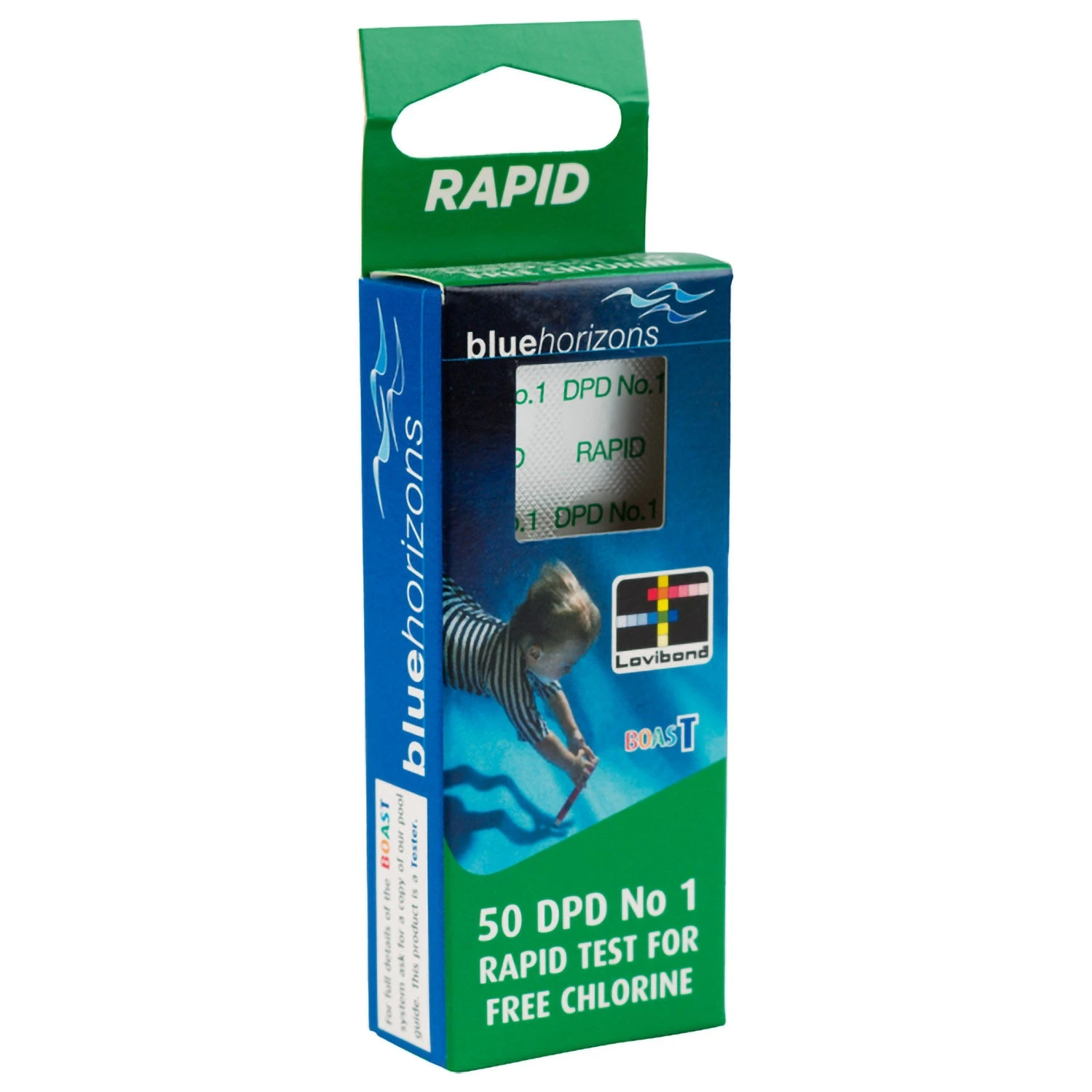 Blue Horizons Lovibond DPD No.1 Rapid Chlorine/Bromine Water Test Tablets - Pack Of 50 2 Blue Horizons Lovibond DPD No.1 Rapid Chlorine/Bromine Water Test Tablets - Pack Of 50 - Image 2