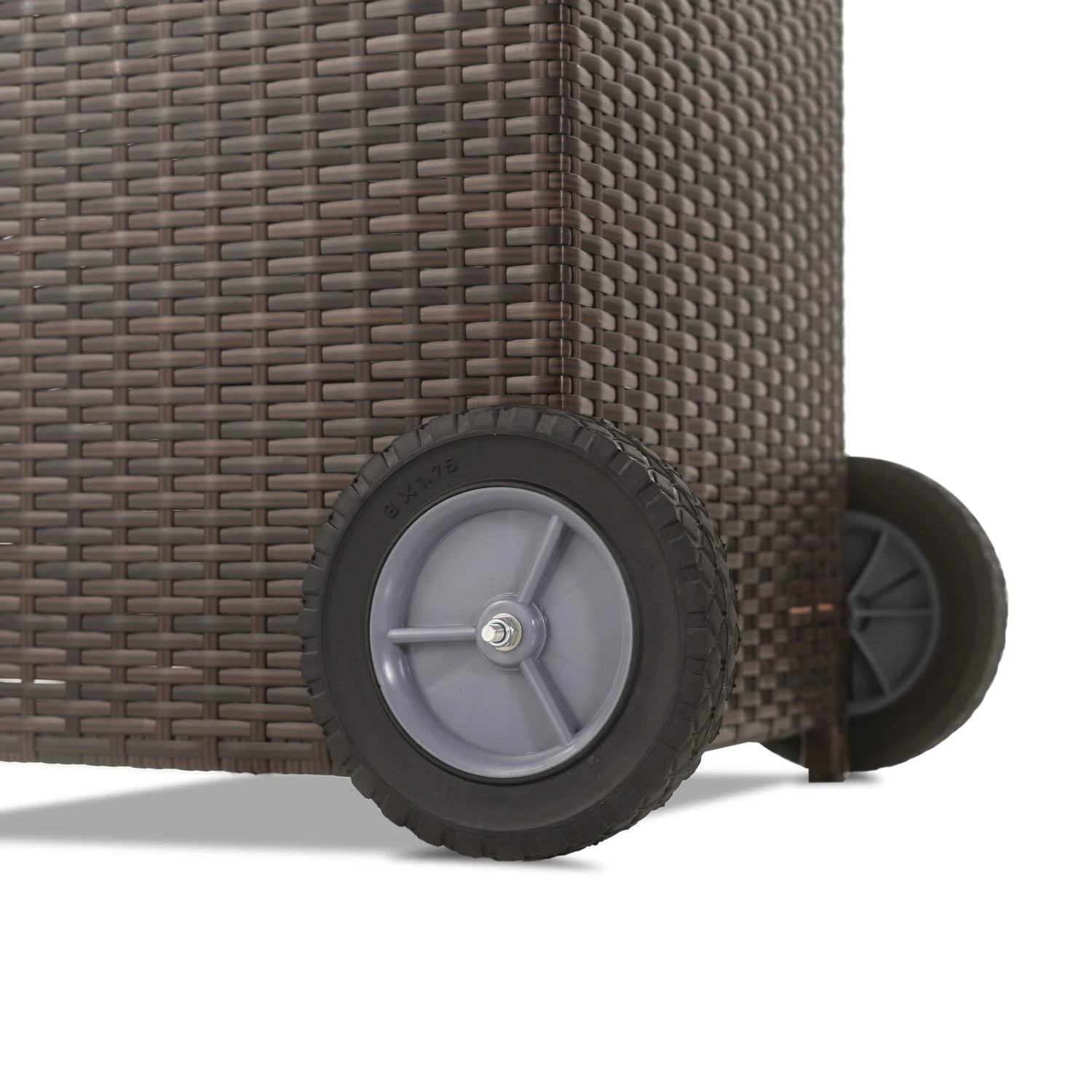 Outdoor Mushroom Gas Patio Heater - Brown Rattan 6 Outdoor Mushroom Gas Patio Heater - Brown Rattan - Image 6