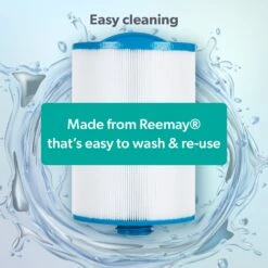 HTF0245/PWW50 50sq Ft Hot Tub Filter - Jacuzzi Lodge S & L, Paradise, Retreat, Look, Mist & Haze -Swim Spa Store Easy Cleaning HTF0245