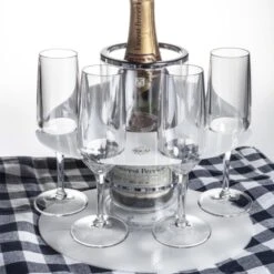 Hot Tub Party Grip 'O' Wine Cooler -Swim Spa Store Grip o cooler with wine