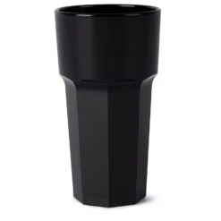 Hot Tub Safe Large Black Tumbler Glass