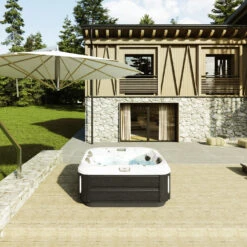 Jacuzzi® J315IP™ - 3 Person Hot Tub With 1 Lounger 21 Jacuzzi® J315IP™ - 3 Person Hot Tub With 1 Lounger -Swim Spa Store JHT J315 Lifestyle SmokedEbony 2000x1414 2b17cc55 2470 4217 ada3 c89302f25339square