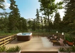 Jacuzzi® J575IP™ - 5-6 Person Hot Tub With 1 Lounger -Swim Spa Store JHT J575 Lifestyle RoastedChestnut 4243x3000 7a921aef 0ae0 4486 b181 34dfac85c145