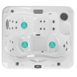 Jacuzzi® J215™ - 2-3 Person Hot Tub With 1 Lounger -Swim Spa Store Jacuzzi J215 2 3 seats new