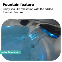 Outdoor Living Haven Hot Tub -Swim Spa Store OLDMSL fountain feature