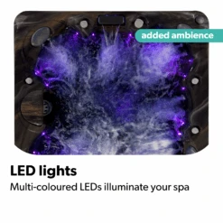 Outdoor Living Haven Hot Tub -Swim Spa Store OLDMSL1 LEDs