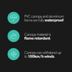 Bespoke Velarium Metal Hot Tub Gazebo With Waterproof Retracting Canopy Roof -Swim Spa Store OL 0822 velarium EM 4