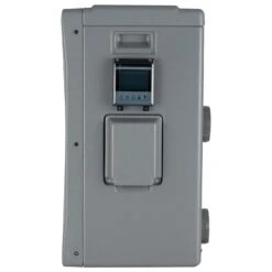 Outdoor 12kW Air Source Heat Pump For Hot Tub / Swim Spa / Pool -Swim Spa Store Outdoor Living Heat Pump side 1 RT