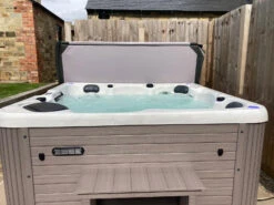 Outdoor Haze - 6 Person Hot Tub With 1 Lounger 36 Outdoor Haze - 6 Person Hot Tub With 1 Lounger -Swim Spa Store OutdoorHaze2