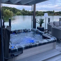 Outdoor Haze - 6 Person Hot Tub With 1 Lounger 26 Outdoor Haze - 6 Person Hot Tub With 1 Lounger -Swim Spa Store OutdoorHaze VelariumGazebo7Square