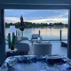 Outdoor Haze - 6 Person Hot Tub With 1 Lounger 25 Outdoor Haze - 6 Person Hot Tub With 1 Lounger -Swim Spa Store OutdoorHaze VelariumGazebo8Square