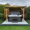 Outdoor Santorini - 5 Person Hot Tub With Gazebo Package