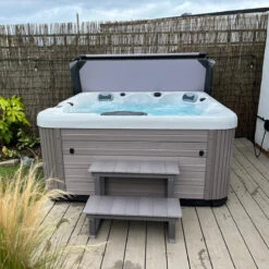 Outdoor Sun - 5 Person Hot Tub With 1 Lounger 30 Outdoor Sun - 5 Person Hot Tub With 1 Lounger -Swim Spa Store OutdoorSunPLATGREY Customer BankSquare