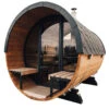 Outdoor Terrace 160 - 2 To 4 Person Barrel Sauna -Swim Spa Store Saunanewcutout
