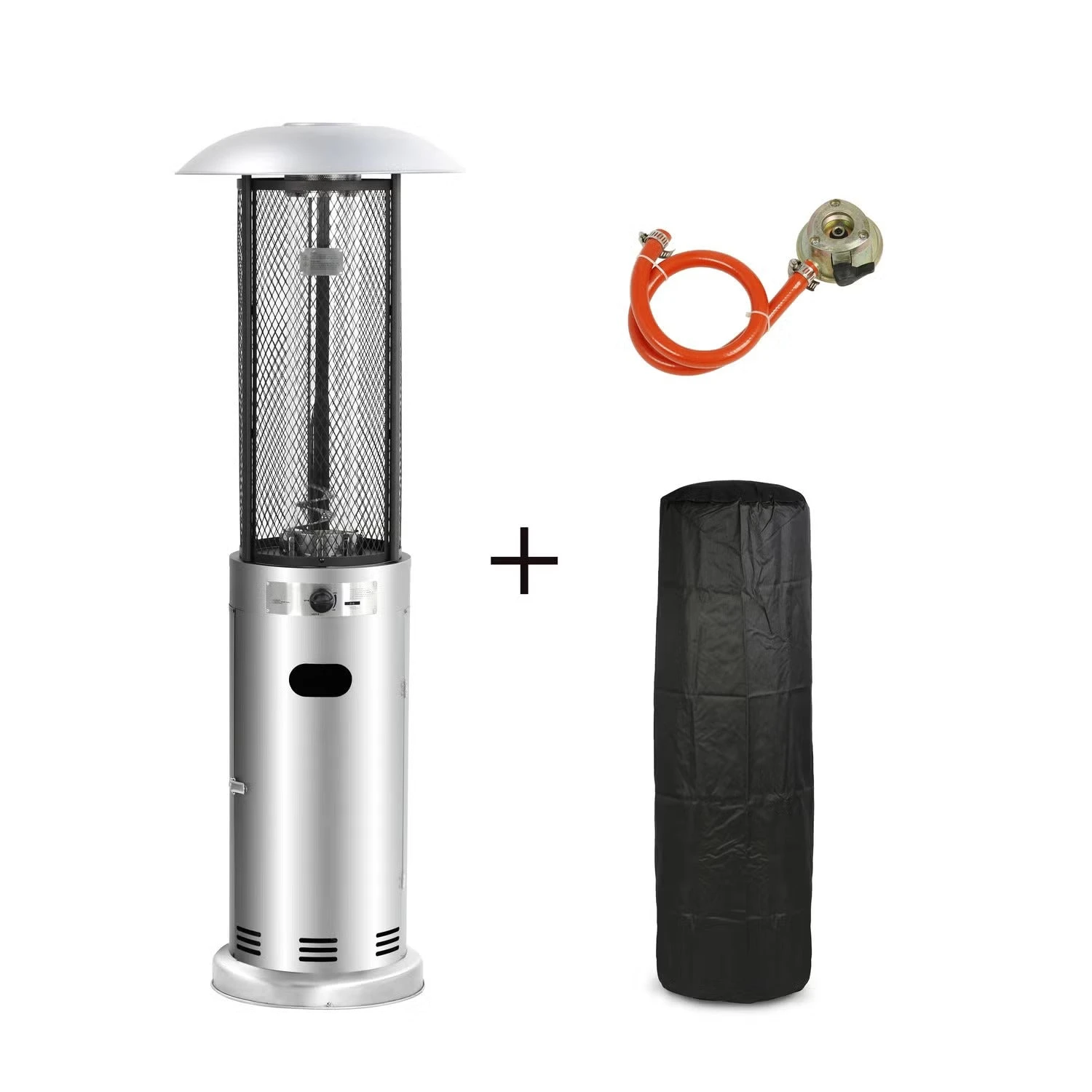 Outdoor Freestanding Gas Patio Heater - Stainless Steel 3 Outdoor Freestanding Gas Patio Heater - Stainless Steel - Image 3