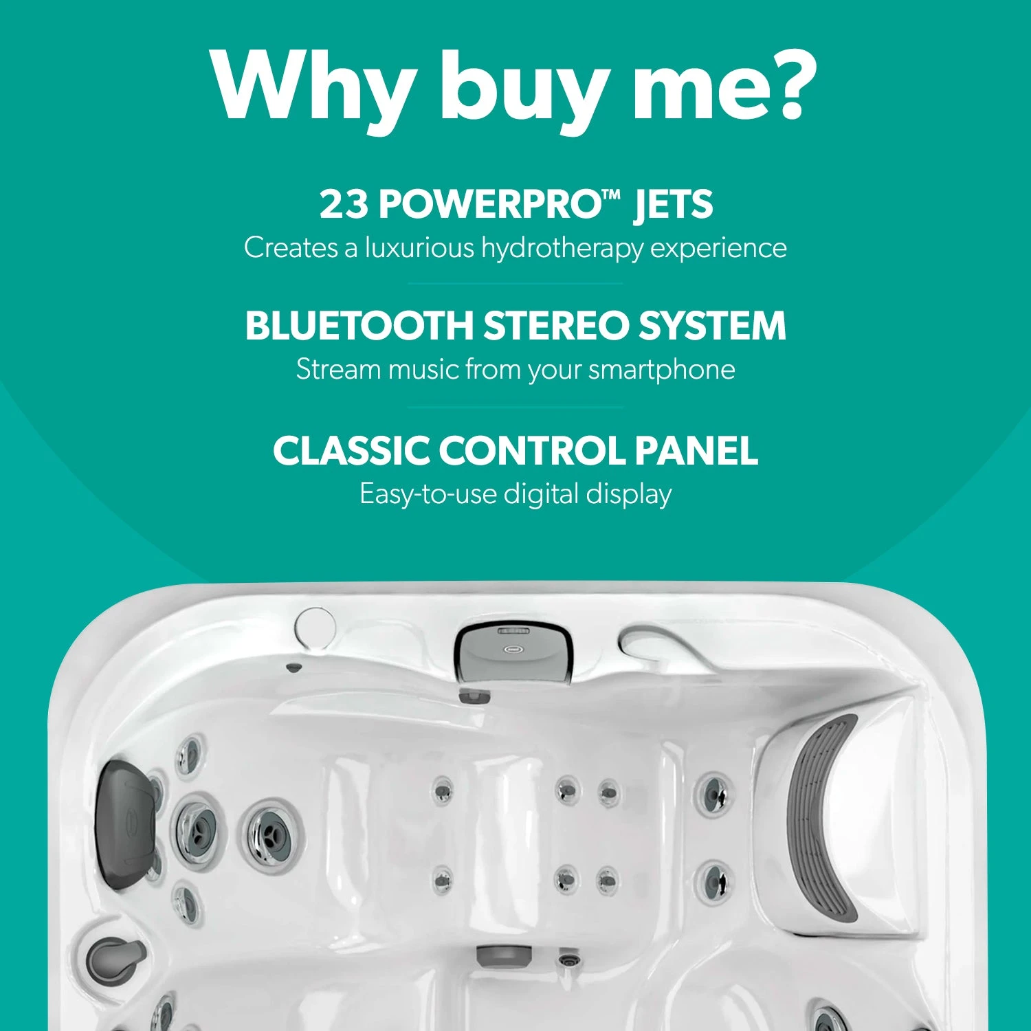 Jacuzzi® J315IP™ - 3 Person Hot Tub With 1 Lounger 2 Jacuzzi® J315IP™ - 3 Person Hot Tub With 1 Lounger - Image 2