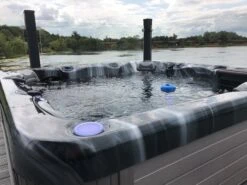 Outdoor Haze - 6 Person Hot Tub With 1 Lounger 32 Outdoor Haze - 6 Person Hot Tub With 1 Lounger -Swim Spa Store outdoor haze hot tub on waterfront