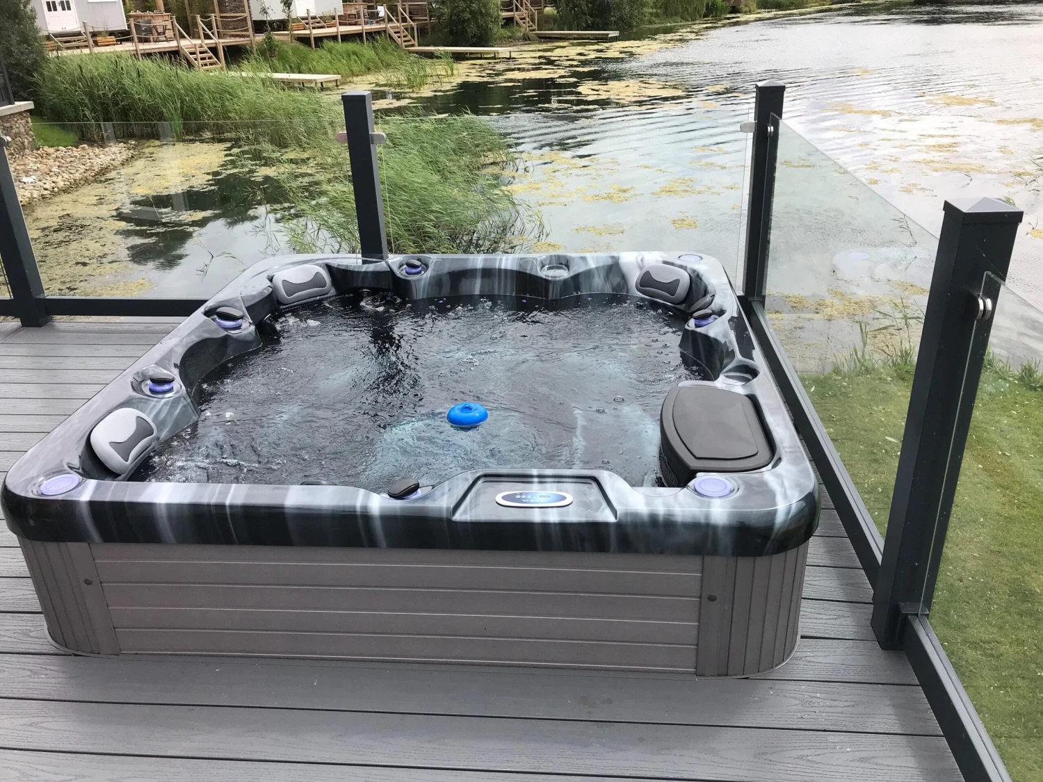 Outdoor Haze - 6 Person Hot Tub With 1 Lounger 14 Outdoor Haze - 6 Person Hot Tub With 1 Lounger - Image 14