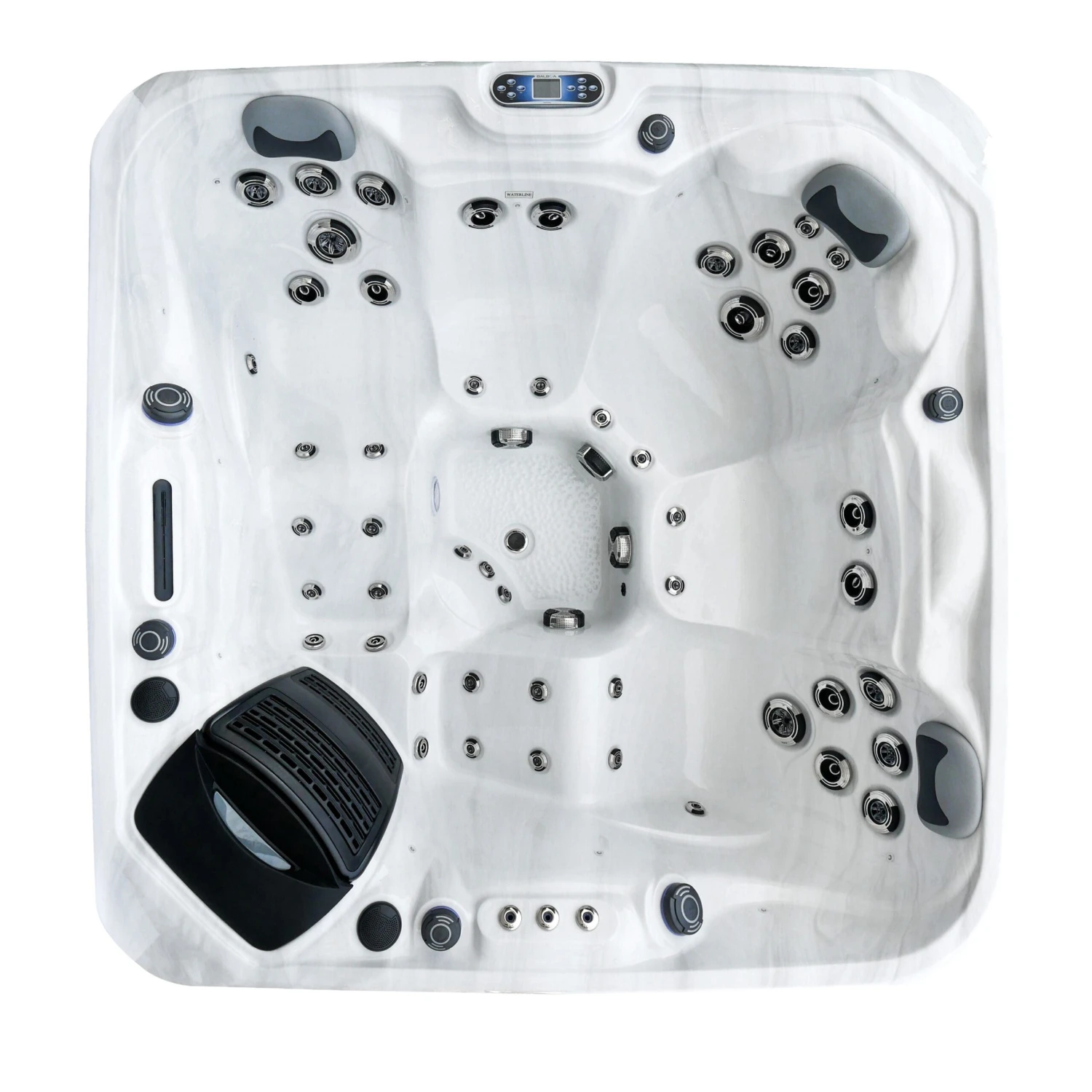 Outdoor Companion - 5 Person Hot Tub With 2 Loungers 1 Outdoor Companion - 5 Person Hot Tub With 2 Loungers