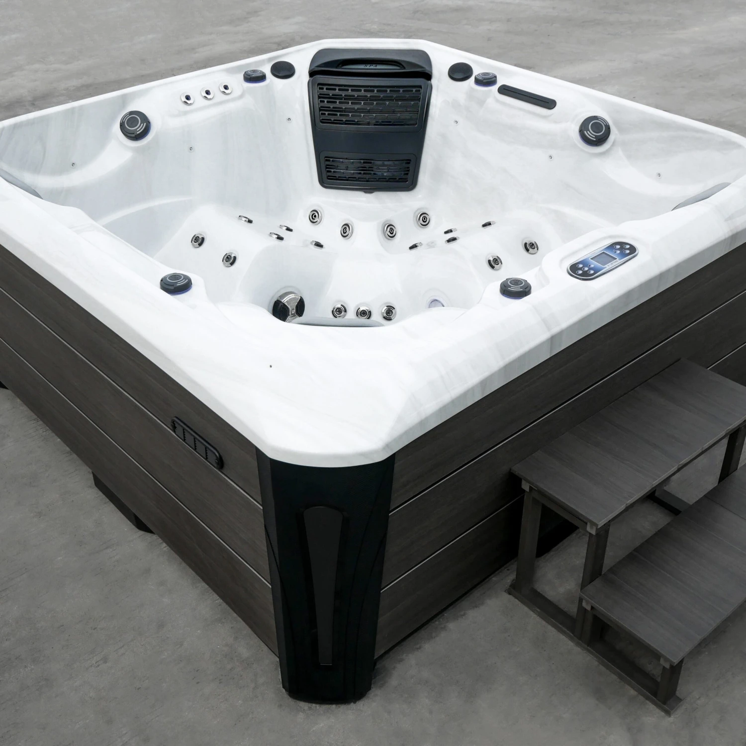 Outdoor Companion - 5 Person Hot Tub With 2 Loungers 3 Outdoor Companion - 5 Person Hot Tub With 2 Loungers - Image 3